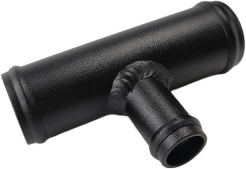 Universal Aluminum Coolant T-Pipe Fitting 3-Way Radiator Fitting Hose Coolant Tee Adapter 32 * 32 * 19mm in Kuwait