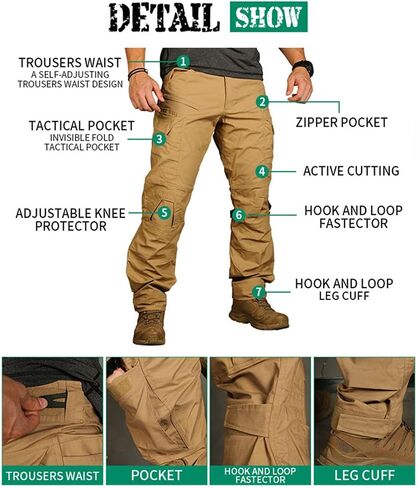 EMERSONGEAR E4 Tactical Pants,Military Combat Patrol Trousers Daily Wear in Saudi Arabia