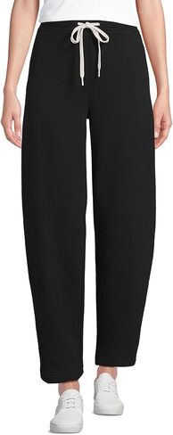Lands' End Women's Serious Sweats High Rise Barrel Pants in Saudi Arabia