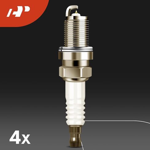 A-Premium (أحمر) 1x حزمة ملف إشعال و4x شمعات إشعال إيريديوم متوافقة مع Subaru Outback 2005-2009، Forester 2005-2008، Impreza 2005-2010، Legacy 2005 & Saab 9-2X 2005-2006، 2.5 لتر in Saudi Arabia