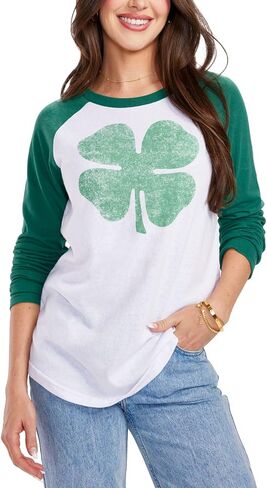 Tipsy Elves St. Patrick's Day Long-Sleeved Shirts for Women in Saudi Arabia