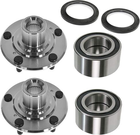 DTA 2 Front Wheel Hubs, Wheel Bearings with Seals Repair Kits Compatible with Left & Right Sides 2002-2005 Kia Sedona in Saudi Arabia