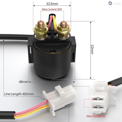 Newly Upgraded Starter Solenoid Relay for Honda TRX300 Fourtrax 300 1988 1989 1990-2000 TRX200 Fourtrax 200 1984 TRX250 FOURTRAX 250 TRX250 Sportrax TRX400 Sportrax TRX125 FOURTRAX in Kuwait