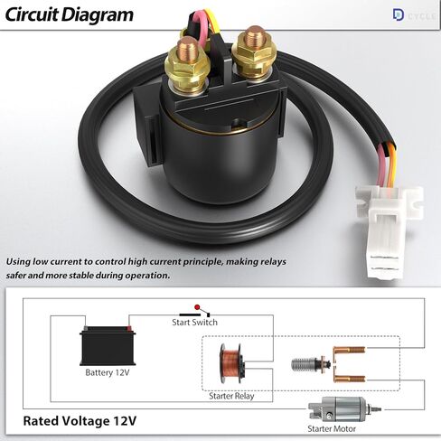 Newly Upgraded Starter Solenoid Relay for Honda TRX300 Fourtrax 300 1988 1989 1990-2000 TRX200 Fourtrax 200 1984 TRX250 FOURTRAX 250 TRX250 Sportrax TRX400 Sportrax TRX125 FOURTRAX in Kuwait