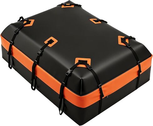 DUMOS Car Rooftop Cargo Carrier 20 Cubic Feet, Car Roof Waterproof PVC Bag, with Anti-Slip Mat, Combination Luggage Lock, Reinforced Straps & Door Hooks, Fit Vehicles with/Without Roof Racks in Saudi Arabia