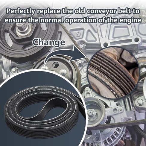 6K930 V-Ribbed Serpentine Belt, Gold Grade Replacement for Serpentine Drive Belts in Most Brand Car Models in Kuwait
