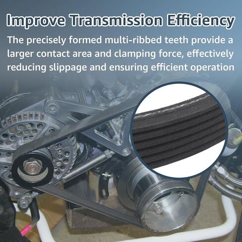 6K930 V-Ribbed Serpentine Belt, Gold Grade Replacement for Serpentine Drive Belts in Most Brand Car Models in Kuwait