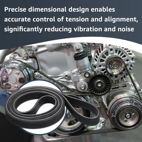 6K930 V-Ribbed Serpentine Belt, Gold Grade Replacement for Serpentine Drive Belts in Most Brand Car Models in Kuwait