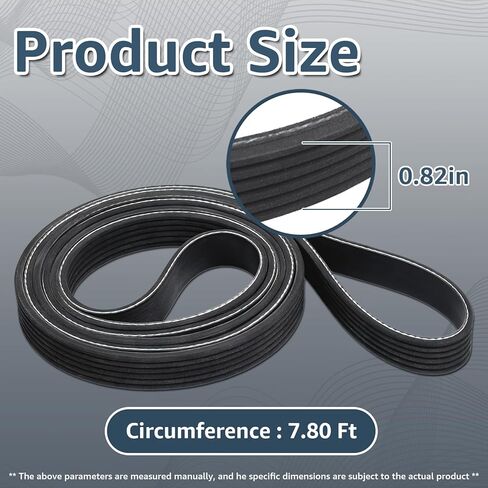 6K930 V-Ribbed Serpentine Belt, Gold Grade Replacement for Serpentine Drive Belts in Most Brand Car Models in Kuwait