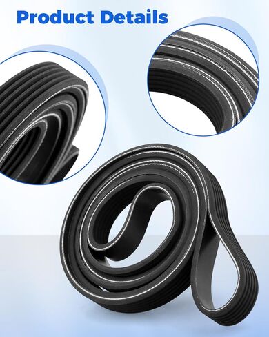 Engine Serpentine Drive Belt Fit for Ford F-150, for Dodge Grand Caravan, for Ram, for Jeep Cherokee, for Chrysler, for Cadillac, for Mack, for Saturn, for Saab, for Volkswagen Replace K060795 in Saudi Arabia