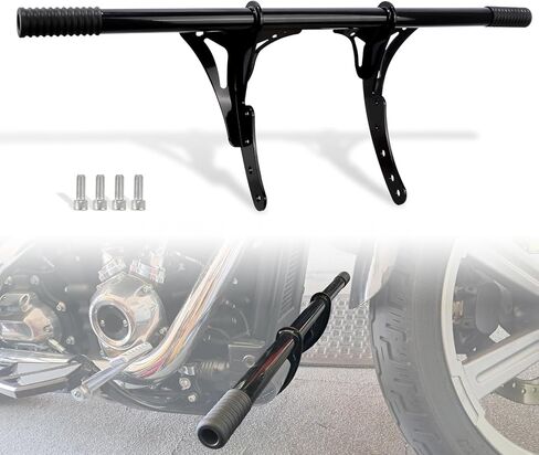 WOWTK Highway Footpeg Engine Guard Crash Bar+Passenger Peg Crash Bar Frame Slider fits for Harley Softail Street bob,Low Rider,Low Rider S 2018 2019 2020 2021 2022 2023 2024 in Saudi Arabia
