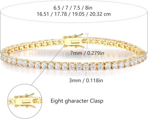 Luxury-inspired dazzling zircon tennis bracelet Minimalist women's everyday dating fashion jewelry accessory in Saudi Arabia