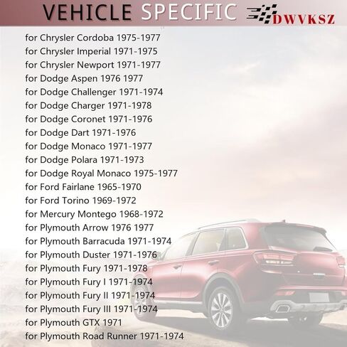 1 قطعة مصباح إيقاف السيارة المقبس استبدال ل بليموث باراكودا 3.7L 1971 1972 ، ل باراكودا 7.2L 1971 1972 ، للقمر الصناعي 7.2L 1973 1974 ، ل دودج بولارا 3.7L 1971 1972 1973 in Saudi Arabia