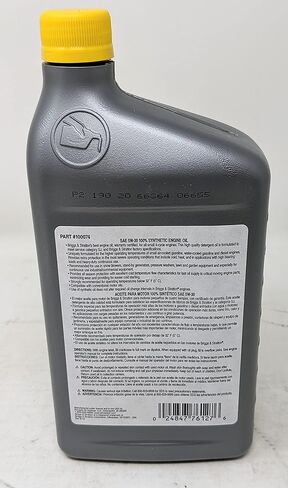 Briggs and Stratton 100074 Quart 5W-30 Synthetic Oil (4-Pack) and Fuel Treatment in Saudi Arabia