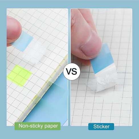 360 Pcs Transparent Sticky Tabs Page Flags & Index Tabs - Sticky Markers for Notebooks, Books, File Organizer in Saudi Arabia
