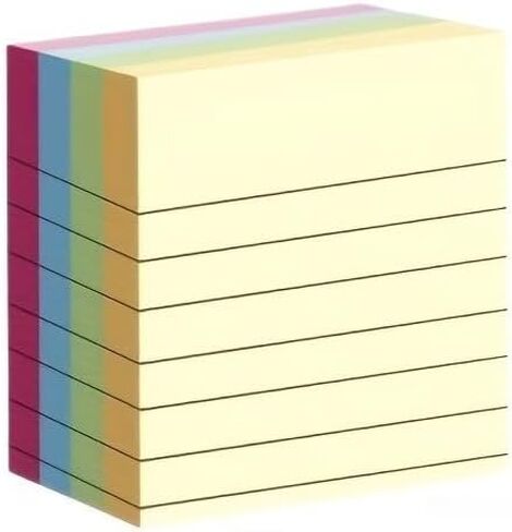 100 Pages Colorful Sticky Notes | Creative Memo Pad, Four Colors, Tear-Off Notepads, Suitable for Office, Home,School (2.99in *2.99in) in Saudi Arabia