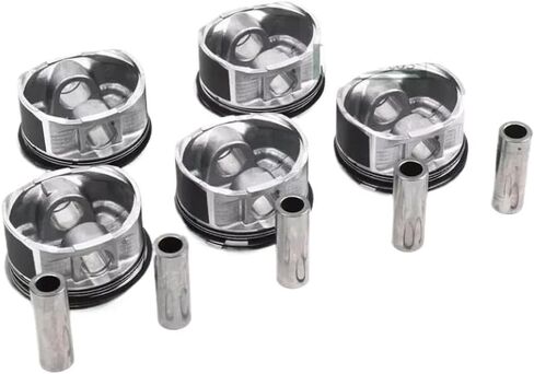 Piston And Ring Set Kit 83MM Compatible With 2.5 L T B5254T L5 Gas Engine 2002-2012 For S40 S60 S80 C30 C70 XC90 2.5T T5 in Saudi Arabia