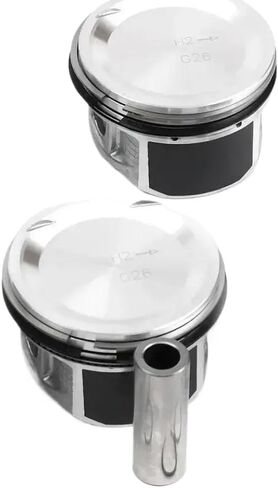 Piston And Ring Set Kit 83MM Compatible With 2.5 L T B5254T L5 Gas Engine 2002-2012 For S40 S60 S80 C30 C70 XC90 2.5T T5 in Saudi Arabia