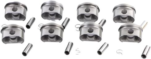 8-Piece Piston Ring Set, 93mm Bore Diameter, Compatible with 4.5L V8 M48.50 Engines for 2003-2007 955/9PA Chassis in Saudi Arabia
