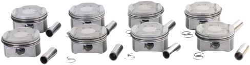 8-Piece Piston Ring Set, 93mm Bore Diameter, Compatible with 4.5L V8 M48.50 Engines for 2003-2007 955/9PA Chassis in Saudi Arabia