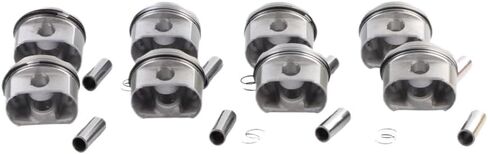 8-Piece Piston Ring Set, 93mm Bore Diameter, Compatible with 4.5L V8 M48.50 Engines for 2003-2007 955/9PA Chassis in Saudi Arabia