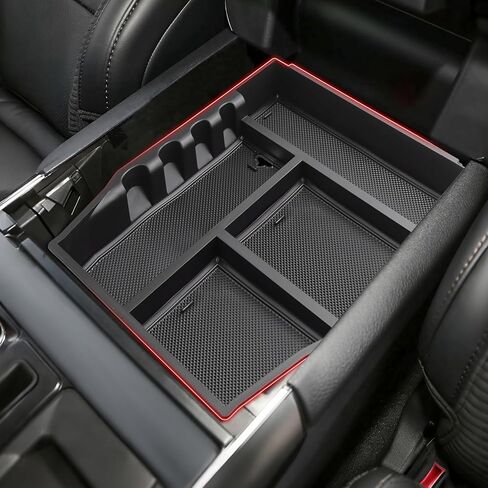 Autorder Center Console Dash Organizer for 2020 2021 2022 2023 2024 2025 Ford Escape Accessories 8-inch Dashboard Insert Tray with Cellphone Holder Storage Box with Anti-Slip Mat(Not fit 13.2-Screen) in Kuwait