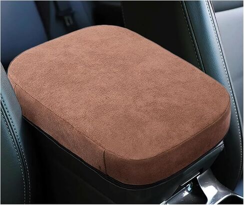 Car Center Console Cover, Leather Memory Foam Vehicle Armrest Seat Box Cover, Comfortable Scratch Resistant Auto Interior Middle Console Protector, Universal for SUV Automobile Truck (Green) in Kuwait