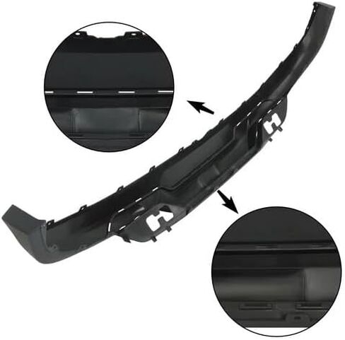 Front Bumper Valance & Chrome Skid Plate Set Fit For 2016 2017 2018 2019 Chevy Silverado 1500 With Tow Hook Holes, OE Replace for 84029815,23243083 (16-19) in Saudi Arabia