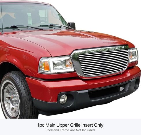 شبكة Off Roader eGrille من الفولاذ المقاوم للصدأ الفاخر مقاس 8 × 6 متوافقة مع Ford Ranger 2006-2012 الجزء العلوي الرئيسي BGC-8F4657L in Kuwait