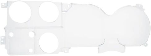 United Pacific 110963 Instrument Panel Lens, Clear, Acrylic, Gauges Without Clock, for 1973-1987 Chevy & GMC Truck in Kuwait