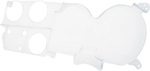 United Pacific 110963 Instrument Panel Lens, Clear, Acrylic, Gauges Without Clock, for 1973-1987 Chevy & GMC Truck in Kuwait