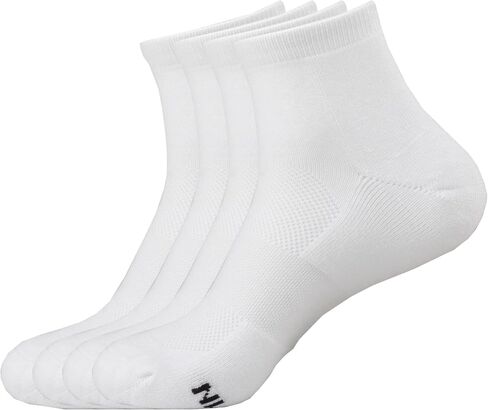 BambooMN Women's Rayon from Bamboo Athletic Quarter Crew Sock for Home Travel Work and Sport in Saudi Arabia
