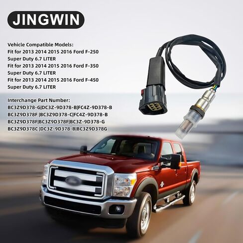 DC3Z9D378B Rear Nitrogen Oxide Sensor Nox Sensor DC3Z-9D378-B BC3Z9D378G fits for 2013-16 Ford F-250 F-350 F-450 F550 F650 F750 6.7L Powerstroke in Kuwait