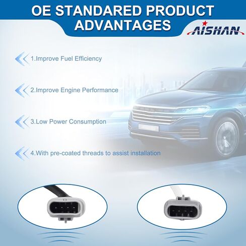 4PCS O2 Oxygen Sensor Upstream and Downstream 234-4940 234-4974 Compatible with Chevy Silverado 1500 Suburban Tahoe, for GMC Sierra 1500 2014-2017, Yukon XL 2015-2018, for Cadillac Escalade in Saudi Arabia