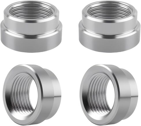 4 قطع M18x1.5 مستشعر السيارة، 304 الفولاذ المقاوم للصدأ مستشعر السيارات مع تصميم متدرج لأنابيب عادم السيارات، مستشعرات السيارة الملحومة ملحقات السيارة in Saudi Arabia
