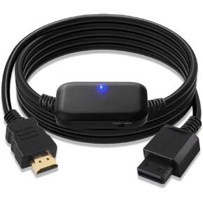 Wii to HDMI Converter Cable 6.56FT/2M, 1080P Picture Quality Resolution Enhancer Wii 2 HDMI Adapter Support All Wii Console Display Modes, Plug and Play in Saudi Arabia