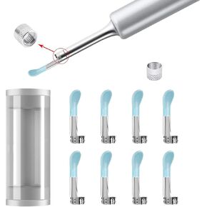 Bebird استبدال طرف الأذن، 8 قطع ملعقة أذن سيليكون مقاومة للماء لتنظيف الأذن مع الكاميرا، نصائح BEBIRD الأصلية لتنظيف الأذن in Kuwait