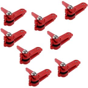 DYNWAVE 8pcs Red Padded Heavy Tension Snap Release Clips Weight Planer Board Tackles