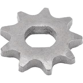9 Tooth T8F Sprocket, Portable Motor Sprocket Professional T8F 9T Metal Sprocket Replacement for Electric Scooter Mini Motorcycle Motor