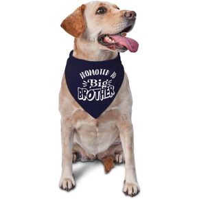 Big Brother Dog Bandana,Pregnancy Announcement Dog Bandana, Gender Reveal Photo Booth Props, Pet Scarf for Dog Lover Owner (Big Brother)