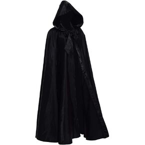 GRACEART Steampunk Cosplay Hooded Cloak Medieval Vampire Costume for Women Adult Halloween Cape
