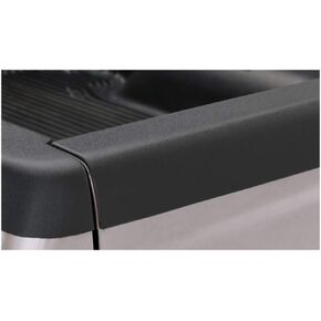 Bushwacker Ultimate BedRail Caps - SmoothBack w/o Stake Holes | 2-Piece Set, Black, Smooth Finish | 38501 | Fits 1995-2004 Toyota Tacoma w/ 6.2' Bed (Excludes Flareside Fleetside)