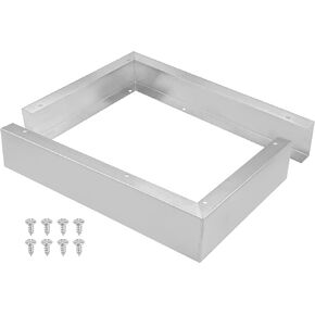 Microwave Filler Kit 2.95"W Stainless Steel Microwave Trim Kit Replaces Whirlpool 8171339 - Universal Microwave Trim Kit Fits Most Brands - Fills Over The Range Oven Cabinet Gap - 15.75"H x 10.75"D