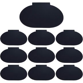 10 قطع من ملصقات صناديق التخزين، مشبك ملصقات سلة بلاستيكية، مشبك ملصق على سلة قابلة للإزالة، مشبك ملصق سلة مخزن المطبخ، مشبك ملصق سلة تخزين منظم المؤن in Kuwait