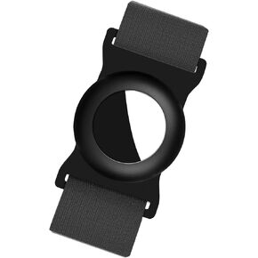 Metal AirTag Case, AirTag Holder Tracker Anti-Lost Protector Cover, Slim Aluminum AirTag Accessories with Cash Strap for RFID Blocking Front Pocket Carbon Fiber Rigid Wallet