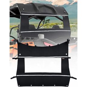 CFmoto Rear Windshield - Soft & Waterproof PVC Back Window Compatible with ZForce 500, 2018-2019 ZForce 1000s, ZForce 800- Scratch Resistant & Durable, Keep Rain, Dust, Debris out