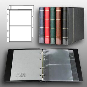 Prophila banknotes Album with 20 Pockets for 50 banknotes