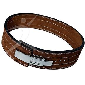 ARD CHAMPS™ 10MM Weight Power Lifting Leather Lever Pro Belt Gym Training Red,White & Blue