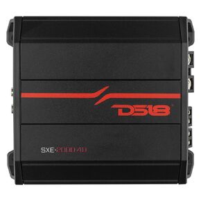 DS18 SXE-2000.4D/BK 4-Channel Car Amplifier Class D Full Range 4X 150 Watts RMS @ 4-ohm - Powerful and Compact Amp for Speakers in Car Audio System - Bridgeable Amp 4 Channels 2000 Watts Max Power