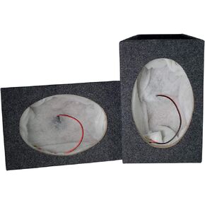 SS69HBG 6X9 Hatchback Speaker Enclosure,Grey